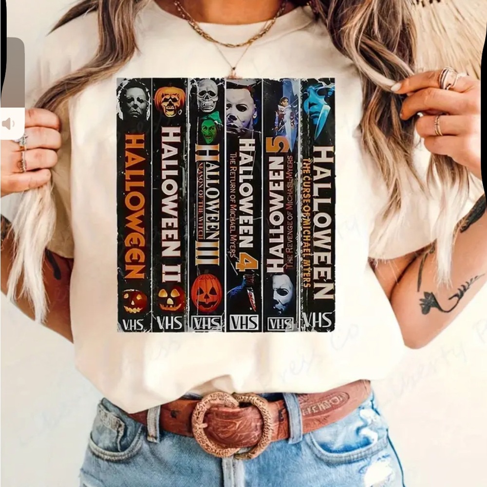 Halloween Movie Series Graphic T-Shirt